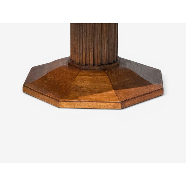 Josef Seiler, Rare Expanding Dining Table, Oak, Germany, 1920s For Sale - Image 15 of 16