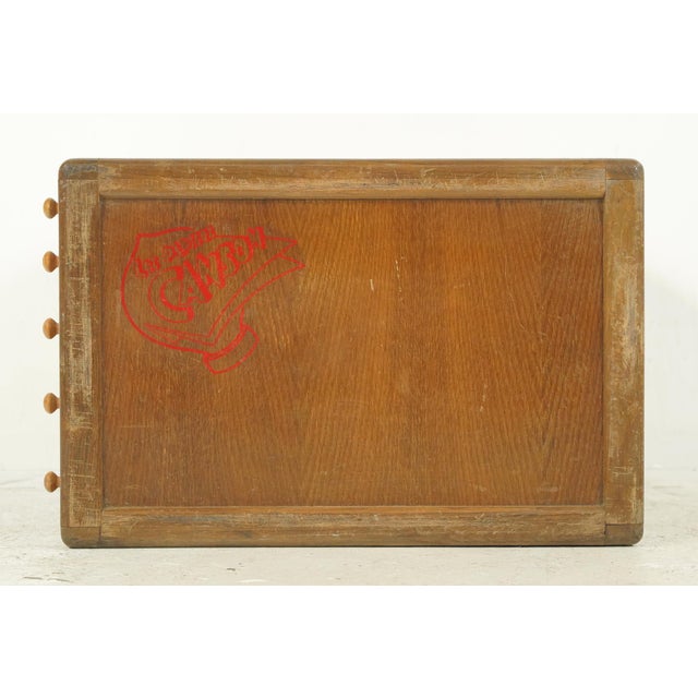 Vintage French Canson Paper Storage Cabinet For Sale - Image 9 of 10