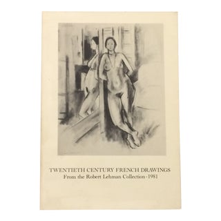 1980s Twentieth Century French Drawings: From the Robert Lehman Collection Paperback Book For Sale