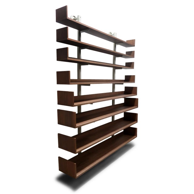 Mid-Century Modern Model 795 Bookcase by Carlo Scarpa for Bernini For Sale - Image 3 of 13
