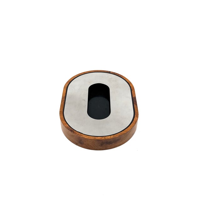 Mid-Century Olive Wood Ashtray, Italy Ca. 1970 For Sale - Image 10 of 17