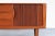 Chocolate 1960s Danish Modern Teak Tambour Door Credenza For Sale - Image 8 of 12