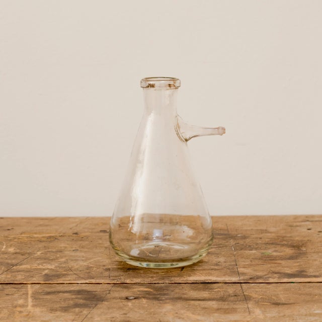 Late 20th Century Lab Glass Mini Beaker Vessel For Sale - Image 4 of 4
