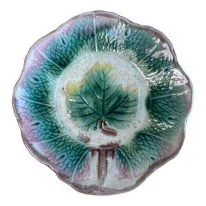 Majolica Leaf Plate