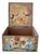Mid 20th Century Hand-Painted Folk Art Wooden Cigar Box For Sale