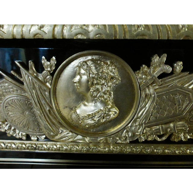 Antique Marquetry Inlaid Buffet For Sale - Image 4 of 12