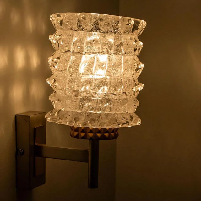 Metal Glass Wall Light Fixture from Hillebrand, 1960 For Sale - Image 7 of 13