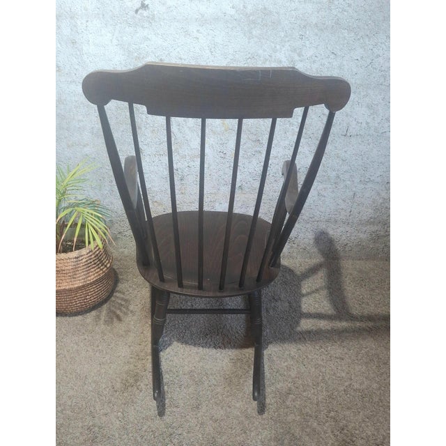 1960s Windsor Rocking Chair from Stol Kamnik, 1960s For Sale - Image 5 of 11