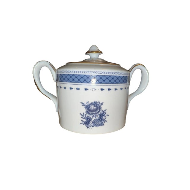 Exquisite Mottahedeh Tea Set in the Indigo pattern. Of the moment, always classic.Blue and white color scheme with a...