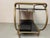 Mid-Century Brass and Black Glass Bar Trolley from Grünstadt, Germany, 1950s For Sale - Image 9 of 18
