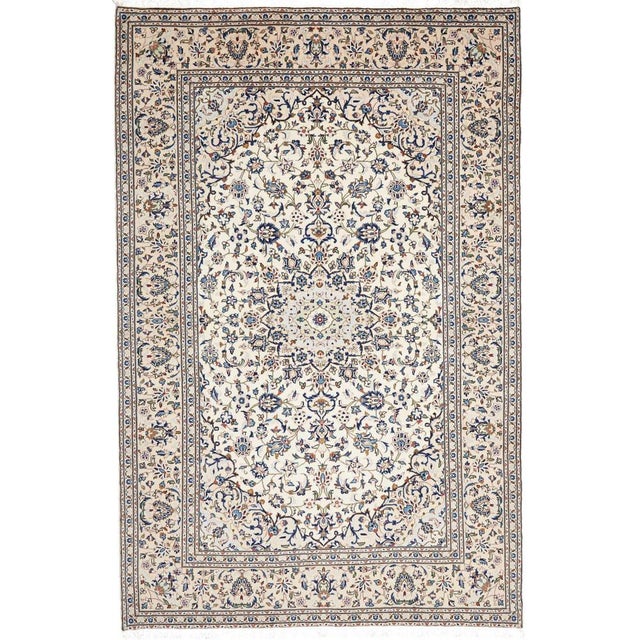 Hand-knotted Kashan rug | Knot density: approx. 200,000/m² | Material: 100% virgin wool, warp: 100% cotton | Size: 199 x...