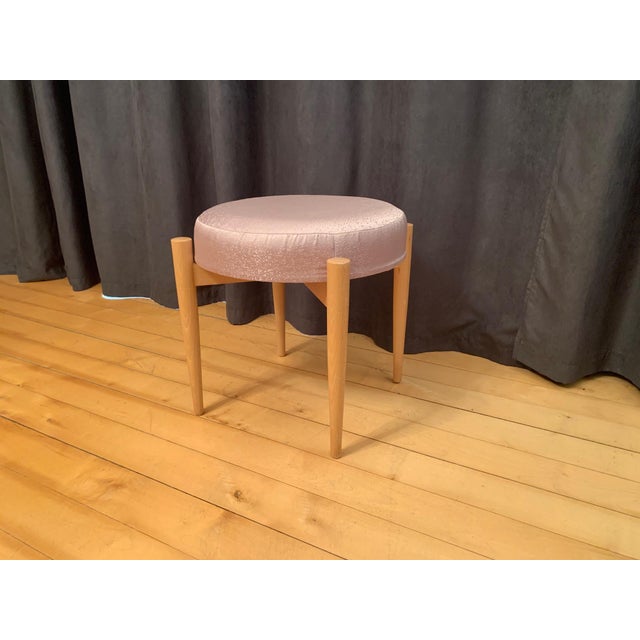 Vintage Scandinavian Style Stool, 1970s For Sale - Image 10 of 10