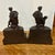 Metal 1960s Beautiful Metal Neoclassical Book Ends For Sale - Image 7 of 8