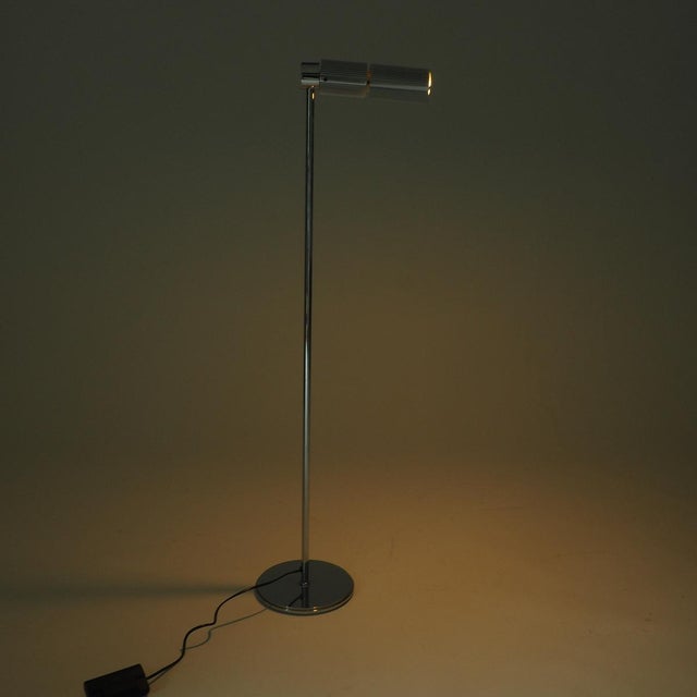 Haloprofil 878HR Floor Lamp in Silver by Viktor Frauenknecht for Swiss Lamps, 1960s For Sale - Image 15 of 16