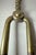 Antique 18th Century Wrought Iron Turned Brass English Fireplace Tongs Tool 3 For Sale In New York - Image 6 of 10