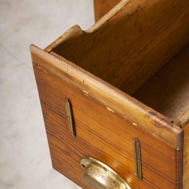 Tall Chest of 28 Drawers, 1940s For Sale - Image 6 of 17
