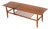 Vintage Surfboard Coffee Table in Walnut from Everest, 1960s For Sale