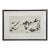 Oriental Thumb Ink Paint Koi Fishes Horizontal Wood Framed Art For Sale