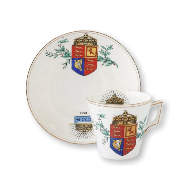 Queen Victoria 1887 Jubilee Cup and Saucer For Sale In Los Angeles - Image 6 of 6