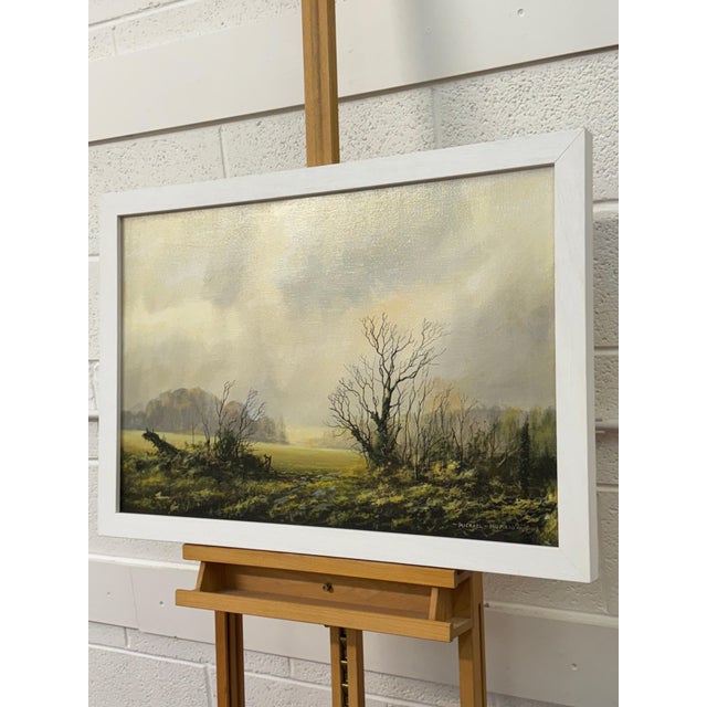 Winter Field on Overcast Farmland in the English Countryside by British Artist 1975 (Circa) For Sale - Image 16 of 18