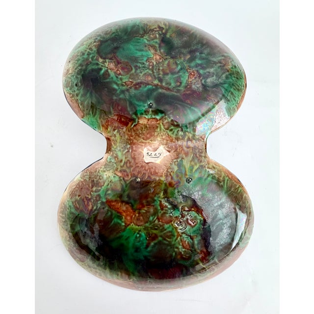 Ceramic Antique 19th C George Jones & Sons English Majolica Divided Serving Dish For Sale - Image 7 of 8