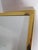 Gold Square Mirror with Brass Frame, Italy, 1980s For Sale - Image 8 of 12