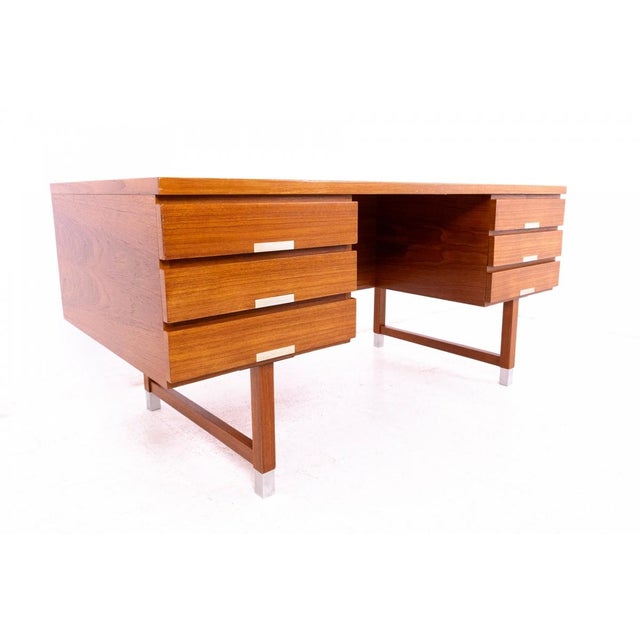 Teak Desk from Eigil Petersens Mobelfabrik, Denmark, 1960s For Sale - Image 11 of 18