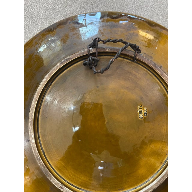 Majolica Marine Life Charger by Rare Schutz Cilli 19Th Century. For Sale - Image 11 of 12