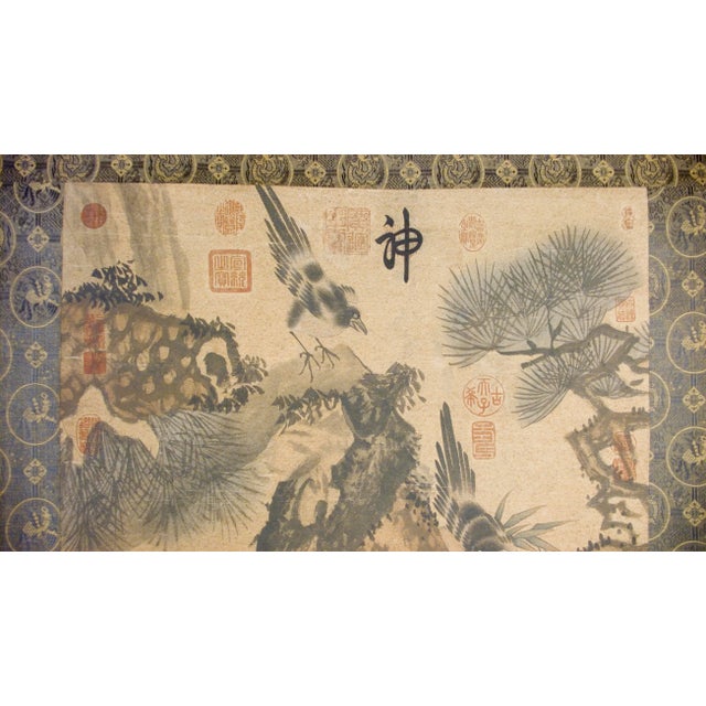 Chinese Early 20th Century Chinese Bird and Flower Scroll For Sale - Image 3 of 11