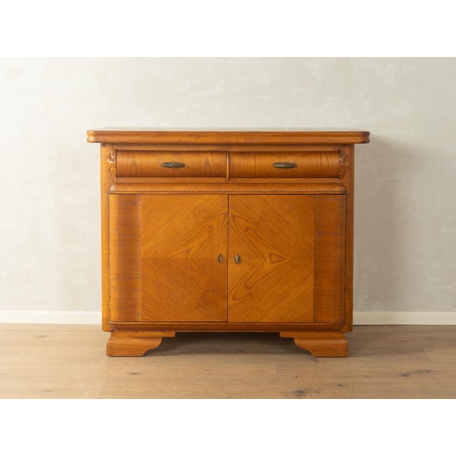 Brown Art Deco Chest of Drawers, 1920s For Sale - Image 8 of 8