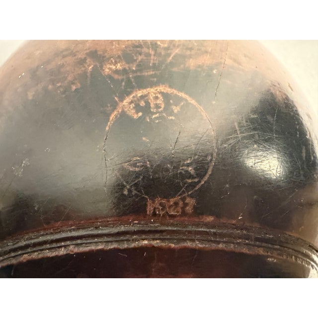 Wood Pair of Early 20th Century Scottish Monogramed Hardwood Lawn Balls For Sale - Image 7 of 10