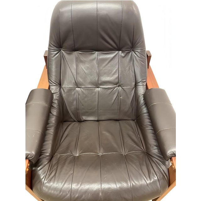 Mid-Century Modern MP-91 Earth Lounge Chairs and Ottoman from Percival Lafer, Brazil, 1970s, Set of 3 For Sale - Image 12 of 18