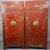 Pair Antique Red Chinoiserie Wedding Cabinets Armoires For Sale - Image 10 of 10
