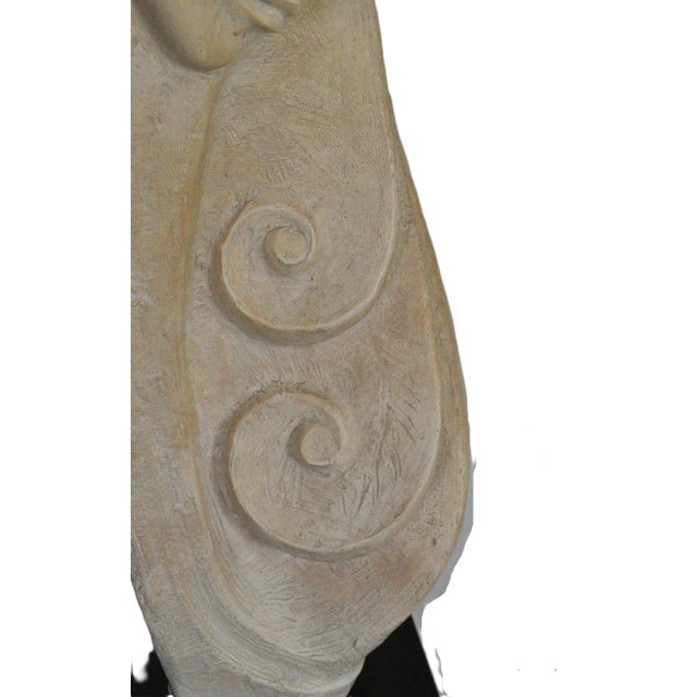 1980s Austin Productions Muci Female Art Deco Style Large Sculpture For Sale - Image 11 of 11