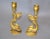 Neoclassical Bronze Sea Serpent or Koi Fish Candle Holders - Pair For Sale - Image 12 of 13
