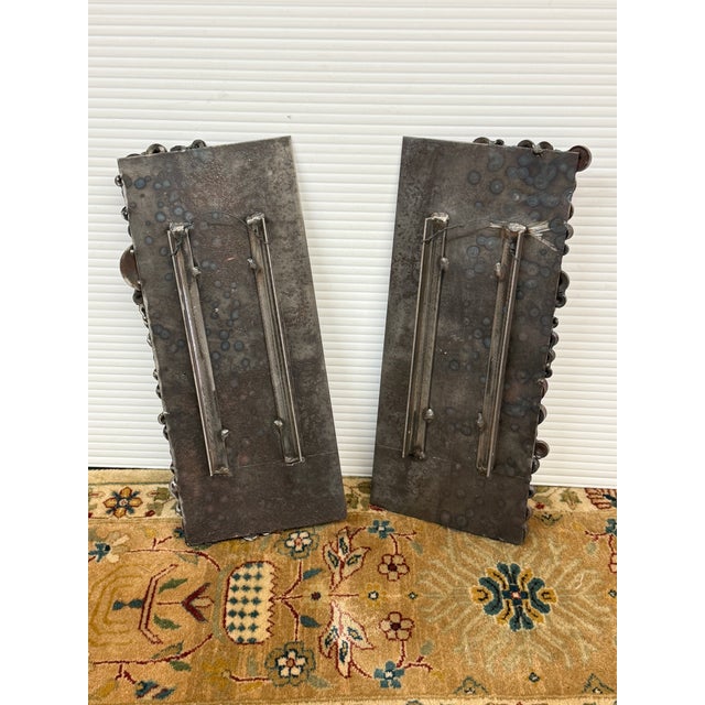 Sculpted Metal Rock Plates, Set of Two For Sale In San Francisco - Image 6 of 12