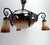 Muller Frères Art Deco Chandelier in Wrought Iron and Blown Glass from Muller Frères Lunéville, France, 1920s For Sale - Image 4 of 18