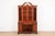 Wood Bernhardt Georgian Carved Mahogany Breakfront Bookcase Cabinet For Sale - Image 7 of 12