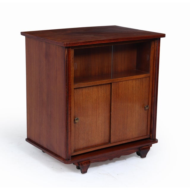 Art Deco French Rotating Cocktail Cabinet, 1940 For Sale - Image 3 of 15