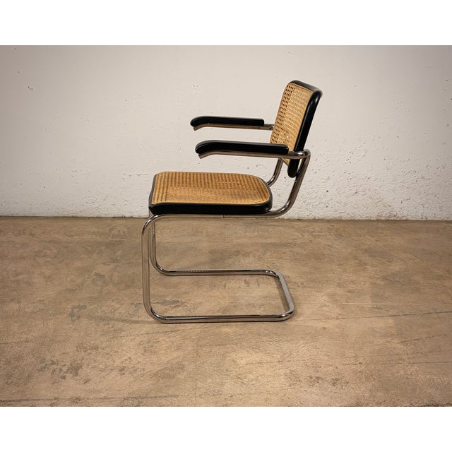 Thonet S64V Cantilever Armchair by Marcel Breuer for Thonet, Set of 3 For Sale - Image 4 of 14
