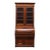 Victorian Walnut & Burl Roll Top Secretary Desk C1880 For Sale