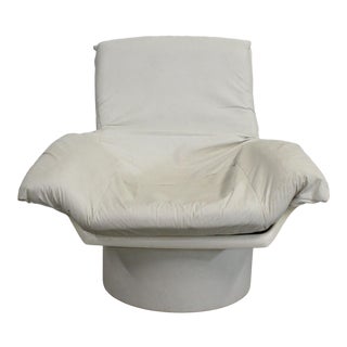 Mid-Century Modern Space Age Molded Plastic Swivel Lounge Chair by Futorian For Sale