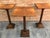 Mid-20th Century Walnut Wood Square Top Pedestal Table For Sale - Image 14 of 18