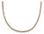 Tiffany & Co. Germany Chain 14k Yellow Gold 3mm Textured Braided Necklace For Sale