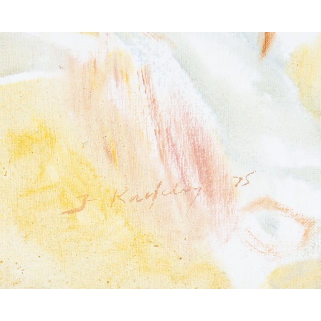 1970s 1975 “Shipwrecked Hull” Oil on Canvas Painting by Fritz Kackley For Sale - Image 5 of 10