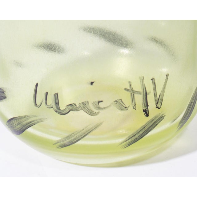 Kosta Boda Pet Glass Bottle by Ulrica Hydman Vallien For Sale In Indianapolis - Image 6 of 8