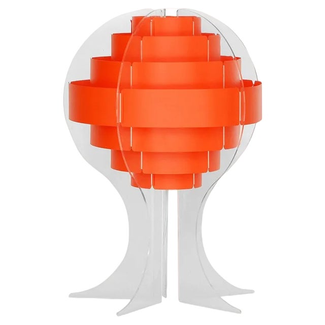 Strips Table Lamp in Acrylic Glass by Preben Jacobsen & Flemming Brylle for Quality System, Denmark, 1970s For Sale