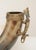 Metal Antique Brass Dragon Mounted Drinking Horn For Sale - Image 7 of 12