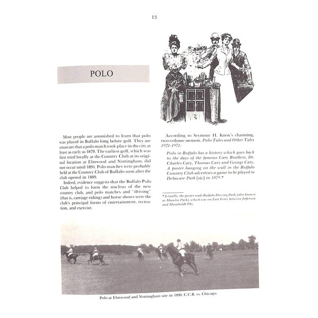 "The Country Club of Buffalo the First 125 Years 1889-2014" Galluzzo, John For Sale In New York - Image 6 of 18