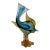 Vintage J. I. Company Green, Blue and Amber Angle Fish Sculpture For Sale